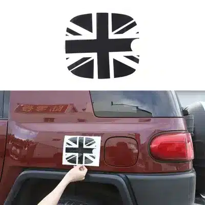 Fuel Tank Cap Cover Sticker Decal Black Accent Trim for 2007-2021 Toyota FJ Cruiser Fuel Tank Cap Cover Sticker Decal Black Accent Trim for 2007-2021 Toyota FJ Cruiser