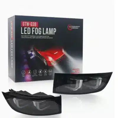 LED Fog Lights with DRL Turn Signal for 2003-2009 Lexus GX470, 2-Inch Projector Lens, 6000LM 6000K Clear White LED Fog Lights with DRL Turn Signal for 2003-2009 Lexus GX470, 2-Inch Projector Lens, 6000LM 6000K Clear White