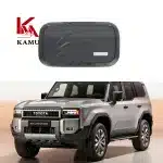 Matte Black Fuel Tank Cover Trim Protective Garnish for 2024-2026 Toyota Prado LC250, ABS Exterior Accessories