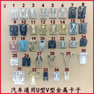 Universal Center Console & Interior Trim Panel U-Shaped Metal Spring Clips for Toyota Prado 150, Dash and Wheel Arch Fastener Universal Center Console & Interior Trim Panel U-Shaped Metal Spring Clips for Toyota Prado 150, Dash and Wheel Arch Fastener