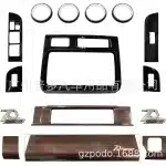 13-Piece Peach Wood Interior Trim Kit for Toyota Land Cruiser 70 Series LC76 LC75 LC79 70th Anniversary Edition, RHD Only