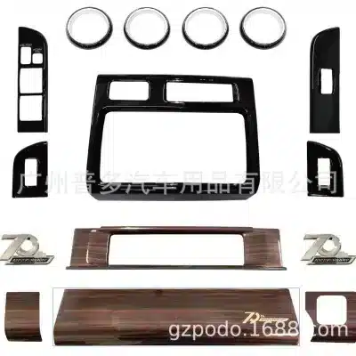 13-Piece Peach Wood Interior Trim Kit for Toyota Land Cruiser 70 Series LC76 LC75 LC79 70th Anniversary Edition, RHD Only 13-Piece Peach Wood Interior Trim Kit for Toyota Land Cruiser 70 Series LC76 LC75 LC79 70th Anniversary Edition, RHD Only