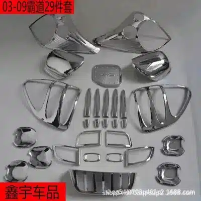 Chrome Front Side Marker Lamp Frame Trim for 2003-2009 Toyota Land Cruiser Prado FJ120, Electroplated Bezel Cover Chrome Front Side Marker Lamp Frame Trim for 2003-2009 Toyota Land Cruiser Prado FJ120, Electroplated Bezel Cover