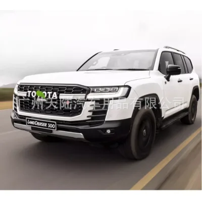 GR Sport Front Grille with LED Lighting for 2024 Toyota Land Cruiser LC300, Mesh Modification Accessories