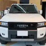 Matte Black Front Grille Frame 3-Piece Kit for 2024 Toyota Prado LC250, LHD & RHD Universal Trim