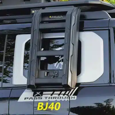 Heavy Duty Black Exterior Side Roof Rack Ladder for Toyota Prado, Highlander, Lexus LX570 SUV