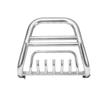 Stainless Steel Front Bumper Bull Bar Grille Guard for 2003-2009 Toyota Land Cruiser Prado FJ120