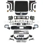 2024 Facelift Conversion Body Kit for Toyota Land Cruiser LC76, Modern Style Front Bumper and Grille Upgrade