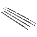 Front Passenger Outer Door Window Weatherstrip Seal 75710-60021 For Toyota Land Cruiser LC80 FZJ80 Lexus LX450