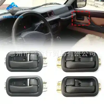 Interior Rear Right Door Handle Replacement for 1990-1997 Toyota Land Cruiser LC80 FZJ80 4500, Black ABS Interior Rear Right Door Handle Replacement for 1990-1997 Toyota Land Cruiser LC80 FZJ80 4500, Black ABS