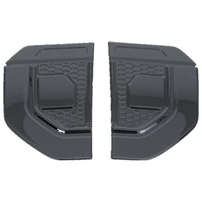 Gloss Black Front Fender Air Vent Trim Garnish 2-Piece Set for 2024 Toyota Land Cruiser Prado LC250