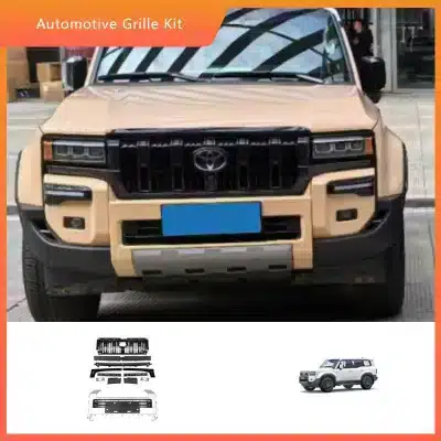 Front Upper Grille VX Style Matte Black Replacement for 2024-2025 Toyota Land Cruiser LC250 Prado Front Upper Grille VX Style Matte Black Replacement for 2024-2025 Toyota Land Cruiser LC250 Prado