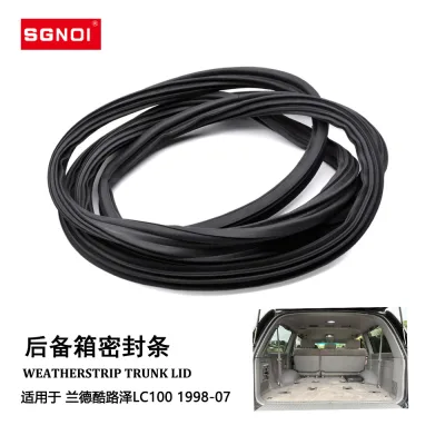 Rear Tailgate Weatherstrip Trunk Sealing Strip for Land Cruiser LC100 LX470 1998-2007, OE 67881-60111