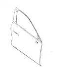 WEY Mocha Front Right Door Shell Assembly – Part 6101200XVC01A