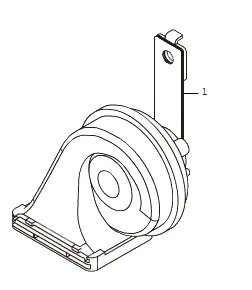 GWM Poer Commercial Horn Assembly – Part No. 3721100XPW01A GWM Poer Commercial Horn Assembly – Part No. 3721100XPW01A