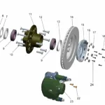 ZX Auto Grand Tiger Front Brake Disc Assembly – Part 4286160-0000 ZW9903015-0035-001