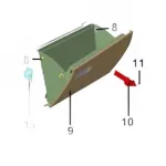 ZX Auto Terralord Glove Box Assembly – Part No. G5303010-0000