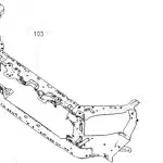 GWM King Kong Poer Radiator Support Frame Assembly – Part No. 8401010-0662-001