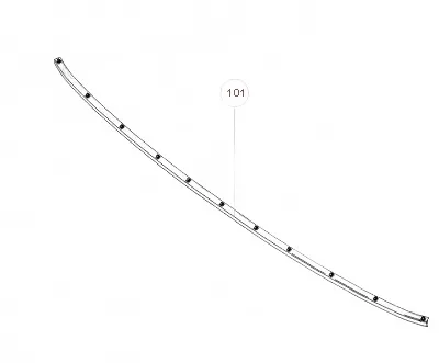 Front Engine Hood Seal Strip for GWM King Kong Poer – 8402141XPS01A Front Engine Hood Seal Strip for GWM King Kong Poer – 8402141XPS01A