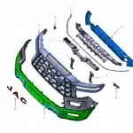 JAC Motors Hunter Front Bumper Assembly – Part No. 2803101P33A0
