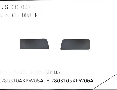 GWM Poer Off-road Front Bumper Trim Plate (Left) – 2803104XPW06A GWM Poer Off-road Front Bumper Trim Plate (Left) – 2803104XPW06A