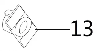 Radar Sensor Clip for Tank 300 Off-road Edition – Part No. 3603207XKM01A