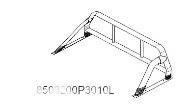 Genuine JAC Shuailing T6 Truck Bed Roll Bar – Part 8509200P3010L Genuine JAC Shuailing T6 Truck Bed Roll Bar – Part 8509200P3010L
