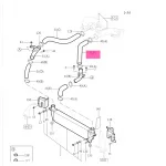 Isuzu Intercooler Outlet Hose Pipe for RZ4E 1.9L Diesel Engine (1119021-0837-001)