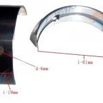 Yunnei Power YND19 1.9L Diesel Engine Crankshaft Main Bearing – Part 1005011-0195-001