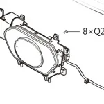 Genuine GWM Wingle 7 Charging Port Cover Assembly – 5509110XP7SXA