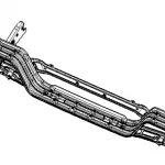 Rear Bumper Reinforcement Skeleton for JAC Shuailing T6 – 2804110P3010