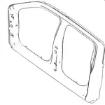 GWM King Kong Poer Left Side Panel Assembly – Part No. 5401100XPS01A