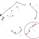 JAC Motors AC Connection Pipe 8108200P31F1 for HFC4DB2-2E 2.0L Engine