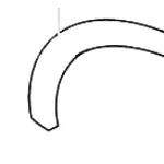 Tank 500 Rear Left Front Fender Flare – Part Number 5006300XKV3AA