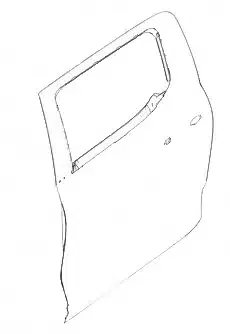 GWM King Kong Poer Rear Left Door Shell – Part No. 6201126XPS01A GWM King Kong Poer Rear Left Door Shell – Part No. 6201126XPS01A