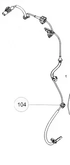 Tank 300 Front ABS Wheel Speed Sensor – Part No. 3550300XKM01A Tank 300 Front ABS Wheel Speed Sensor – Part No. 3550300XKM01A