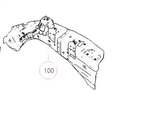 Haval Jolion Left Fender Reinforcement Plate – 5010210XST01A