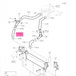 Jiangxi Isuzu D-MAX Intercooler Inlet Pipe (Part No. 1119027-0087-001 / C8983536770)