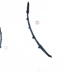 Front Bumper Decorative Trim for WEY Mocha – Part No. 2803224XVC01A