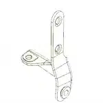 JAC Shuailing T6 Right Side Tailgate Hinge Assembly – 8516200P3010