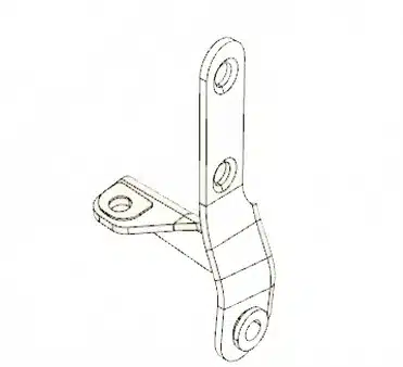 JAC Shuailing T6 Right Side Tailgate Hinge Assembly – 8516200P3010 JAC Shuailing T6 Right Side Tailgate Hinge Assembly – 8516200P3010