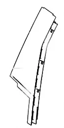 Rear Right Rear Window Decorative Trim Panel for Haval Dargo – 6207600XKN04A Rear Right Rear Window Decorative Trim Panel for Haval Dargo – 6207600XKN04A