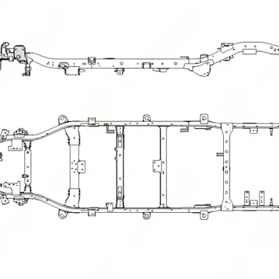 GWM Wingle 5 Chassis Frame Assembly – Part Number 2800010-0422-001 GWM Wingle 5 Chassis Frame Assembly – Part Number 2800010-0422-001