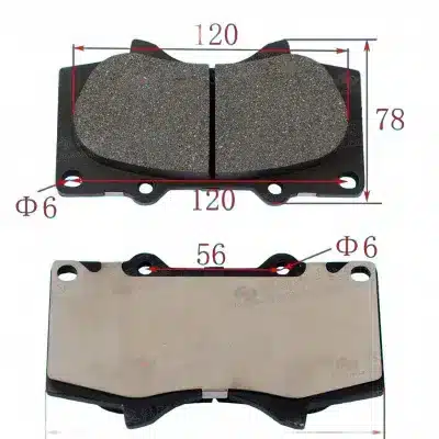 JAC Motors Shuailing T6 Front Brake Pad Set – 3501100/200P3010 JAC Motors Shuailing T6 Front Brake Pad Set – 3501100/200P3010