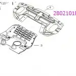 JAC Motors Shuailing T8 Front Lower Engine Under Cover (2802010-0118-001)