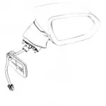 Haval Shenshou Right Side Rearview Mirror Assembly – Part Number 8202600XKN02A