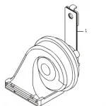 GWM Poer Commercial Horn Assembly – 3721200XPW01A