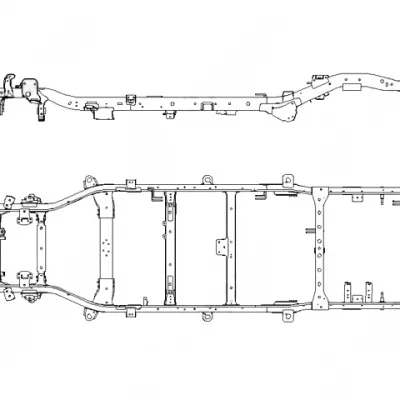 GWM Wingle 5 Frame Assembly – Part Number 2800010-0420-001 GWM Wingle 5 Frame Assembly – Part Number 2800010-0420-001