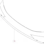 WEY Latte Tailgate Outer Trim Panel Garnish – 5506200XVE01A
