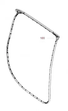 GWM King Kong Poer Door Weatherstrip Seal – 6207104XPS01A GWM King Kong Poer Door Weatherstrip Seal – 6207104XPS01A